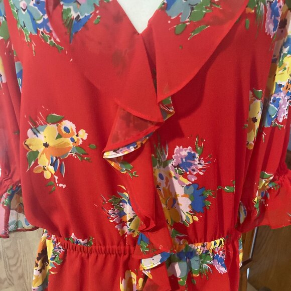 Lauren Ralph Lauren Ruffled Top - Large - Picture 5 of 10